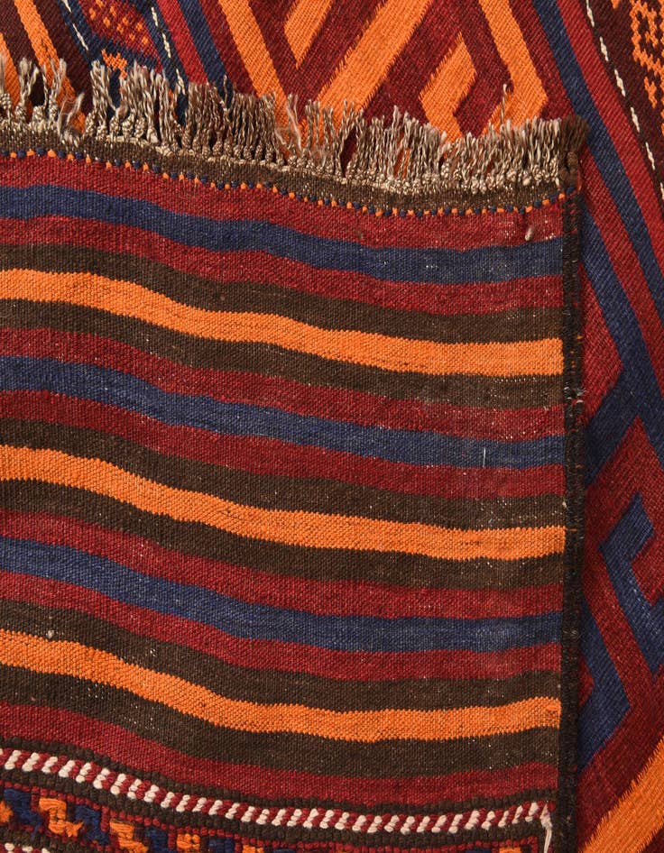 Detail image of 5' 6 x 8' 9  Hand Woven Kilim Fars Wool Rug