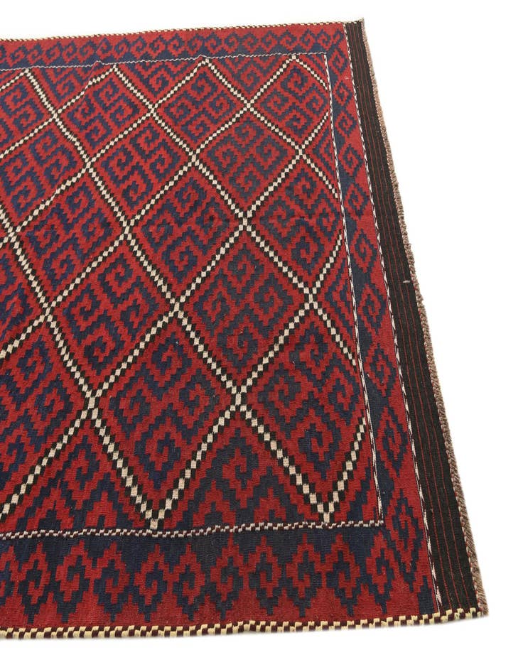 Detail image of 6' 9 x 10' 9  Hand Woven Kilim Fars Wool Rug