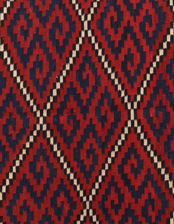 Detail image of 6' 9 x 10' 9  Hand Woven Kilim Fars Wool Rug