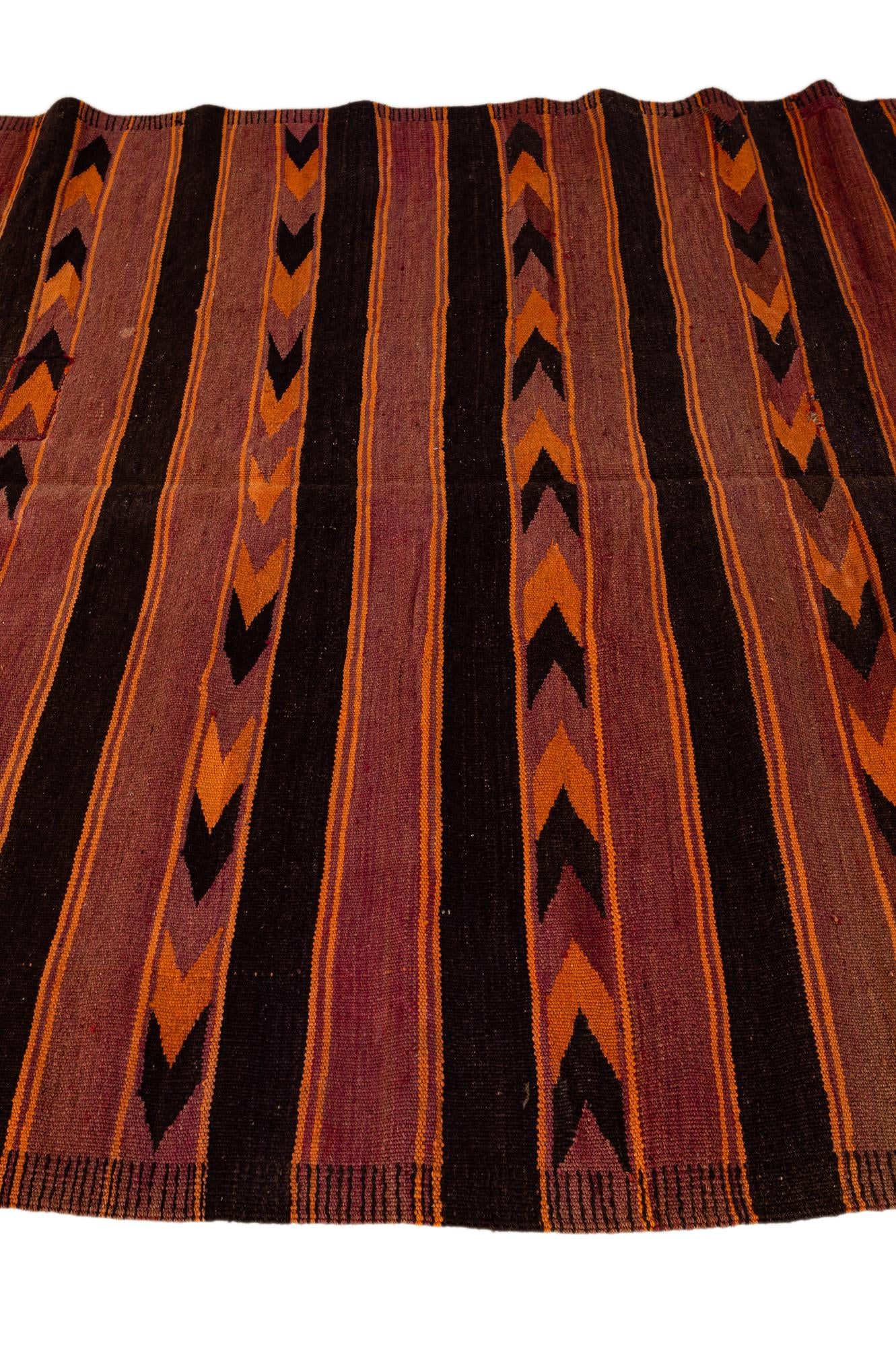 150cm x 250cm Tejido a mano Kilim Fars Alfombra Lana