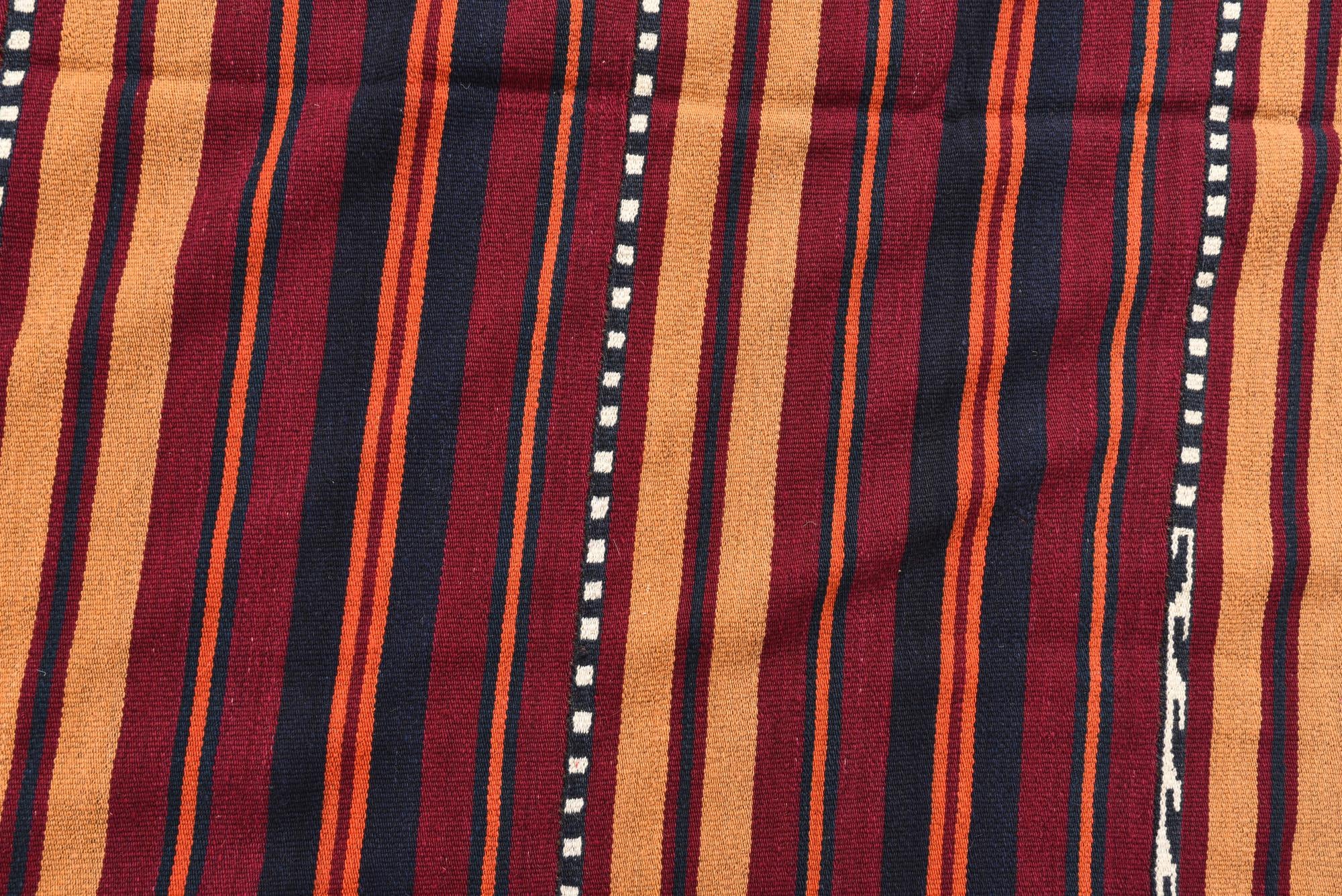 5' 9 x 11' 1 Hand Woven Kilim Fars Wool Rug