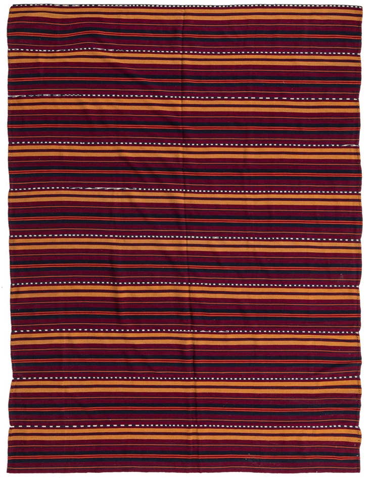 Detail image of 5' 9 x 11' 1 Hand Woven Kilim Fars Wool Rug