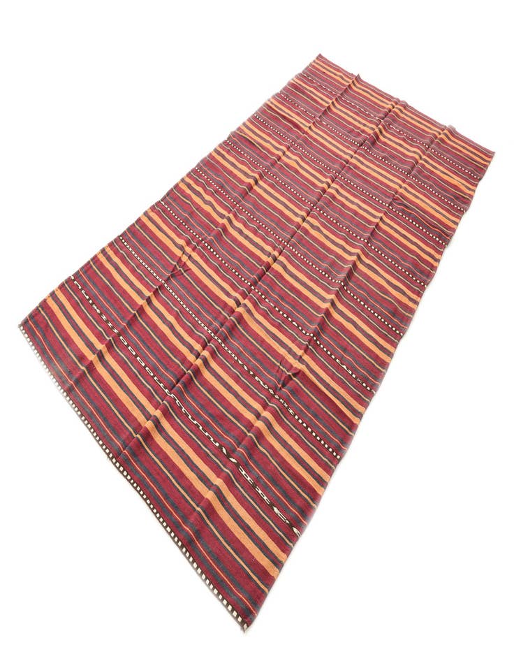 Detail image of 4' 10 x 9' 1  Hand Woven Kilim Fars Wool Rug