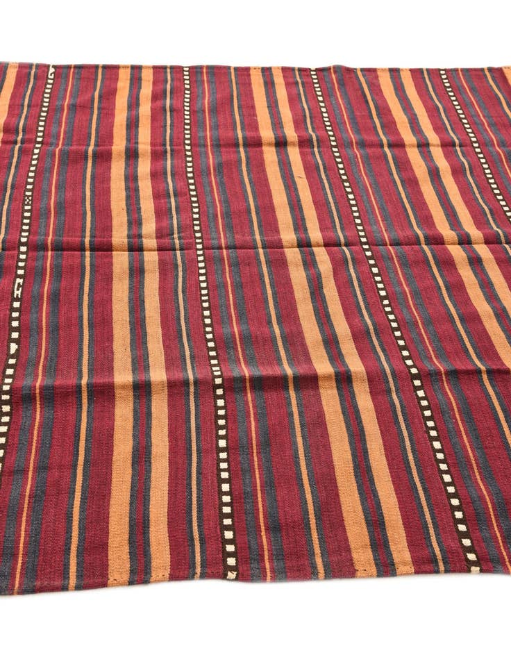 Detail image of 4' 10 x 9' 1  Hand Woven Kilim Fars Wool Rug