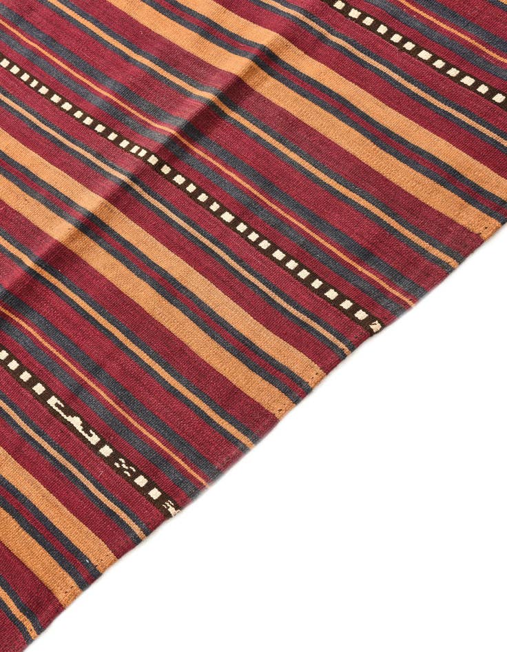 Detail image of 4' 10 x 9' 1  Hand Woven Kilim Fars Wool Rug