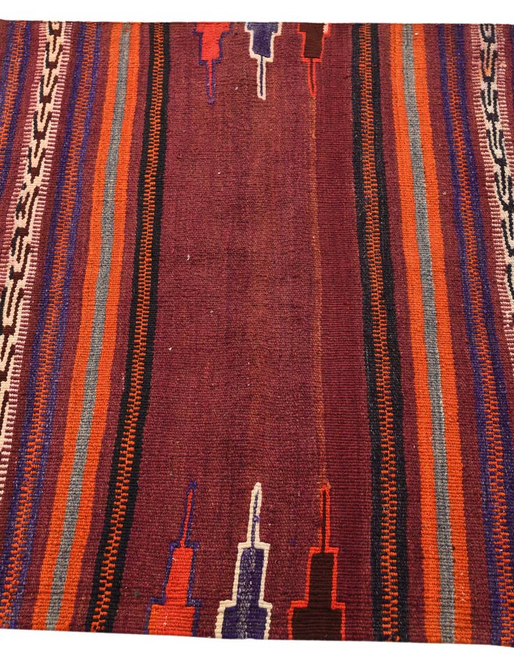 Detail image of 3' 4 x 3' 9  Hand Woven Kilim Fars Wool Rug