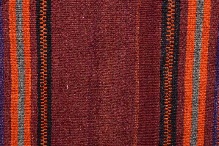 Detail image of 3' 4 x 3' 9 Hand Woven Kilim Fars Wool Rug