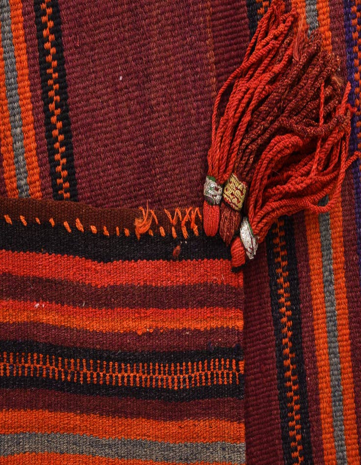 Detail image of 3' 4 x 3' 9  Hand Woven Kilim Fars Wool Rug