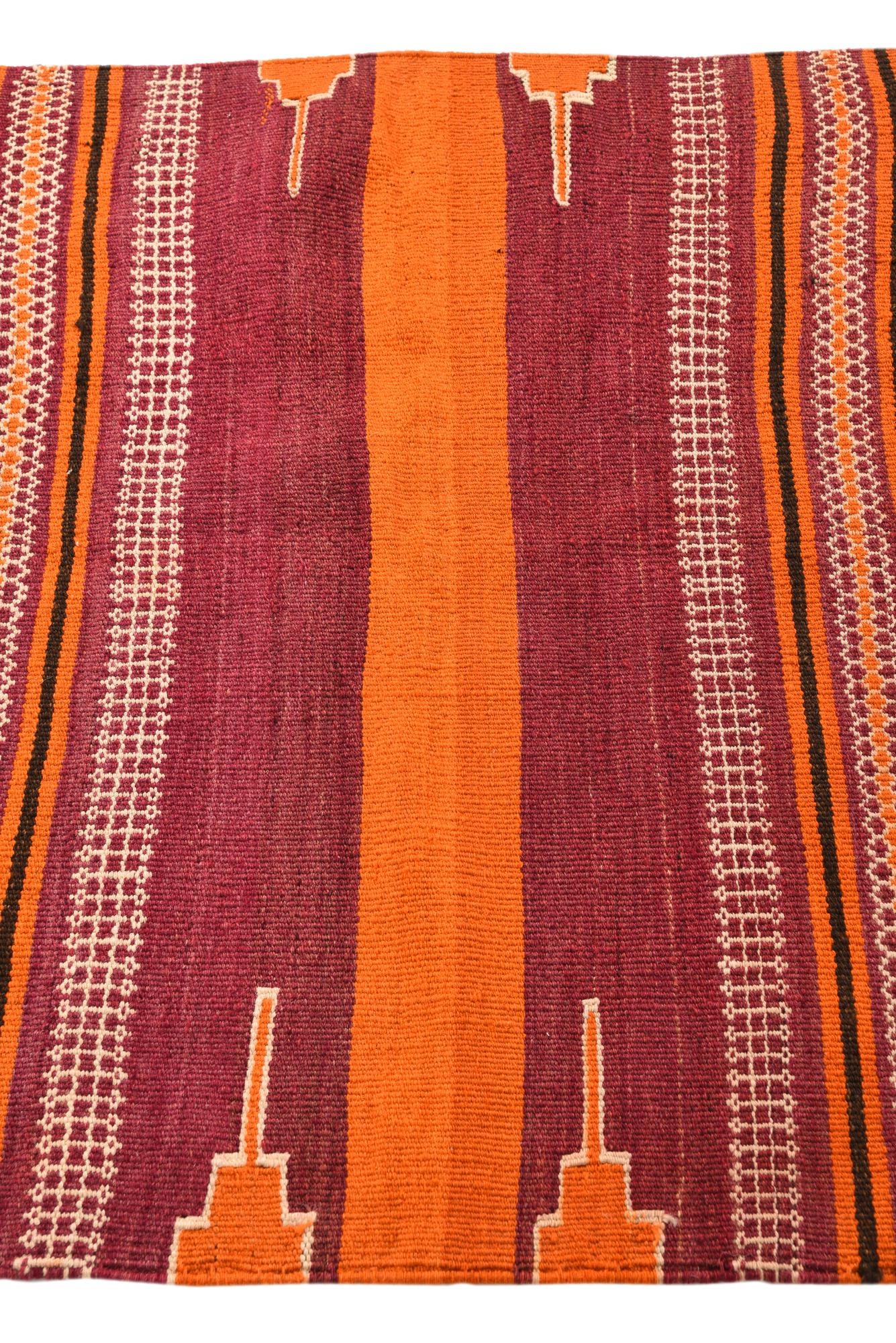 100cm x 115cm Hand Woven Kilim Fars Wool Rug