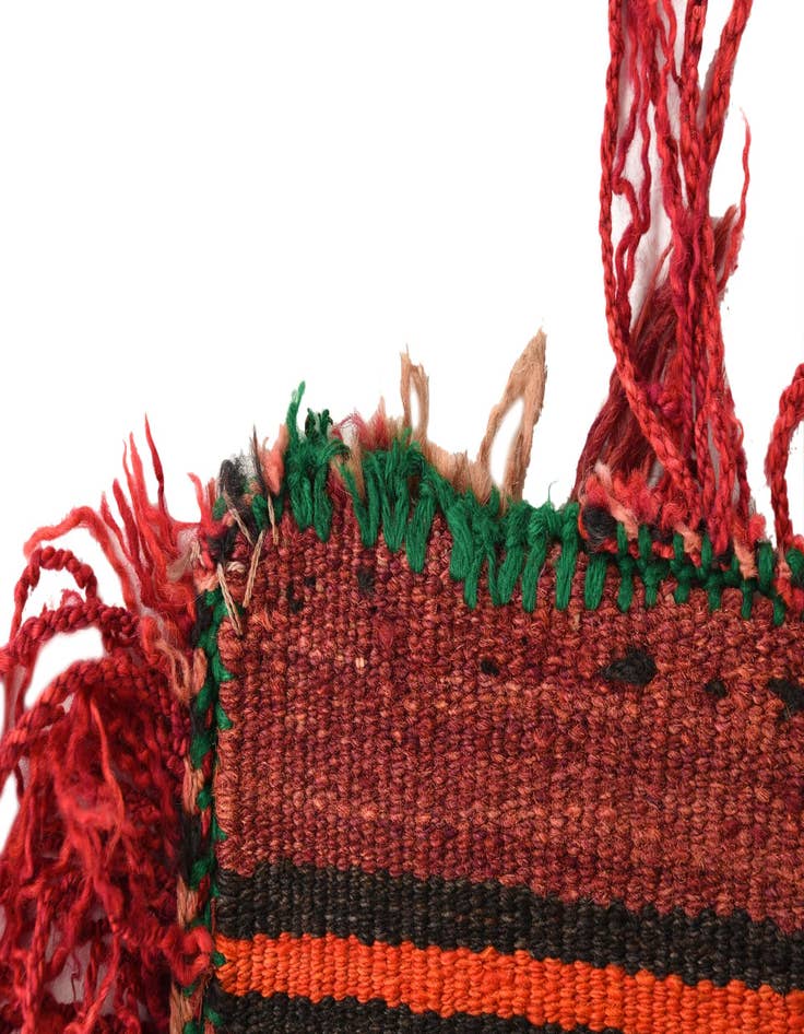 Detail image of 3' 2 x 4'  Hand Woven Kilim Fars Wool Rug