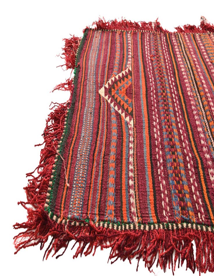 Detail image of 3' 2 x 4'  Hand Woven Kilim Fars Wool Rug