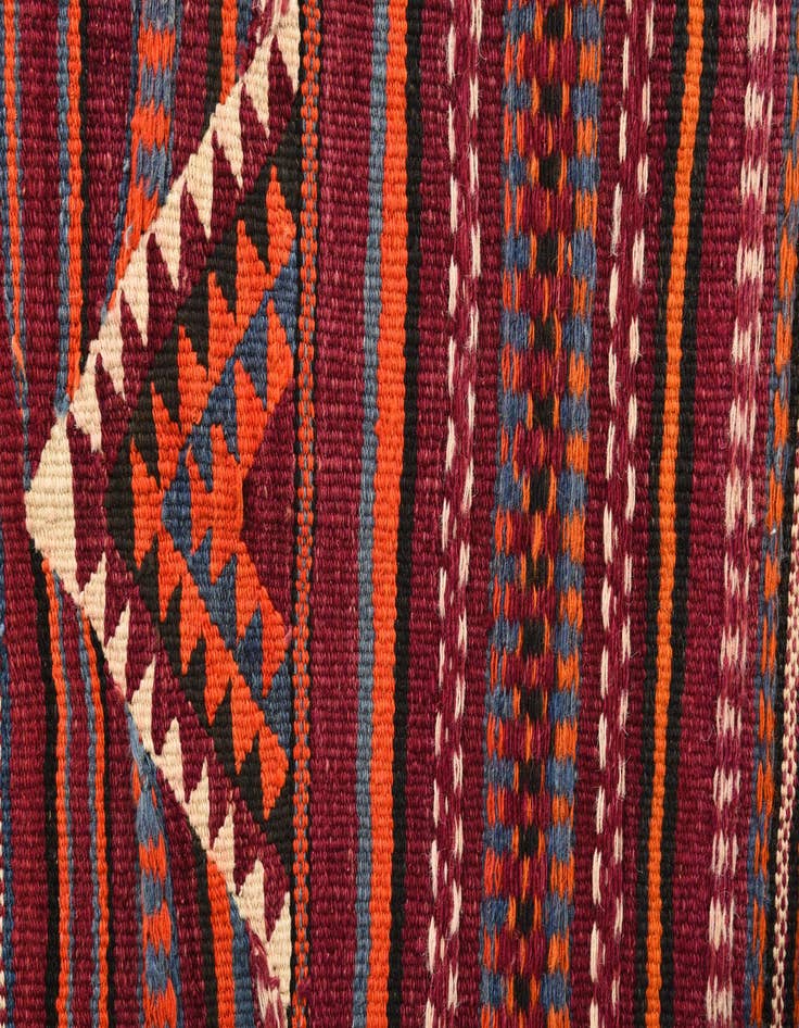Detail image of 3' 2 x 4'  Hand Woven Kilim Fars Wool Rug