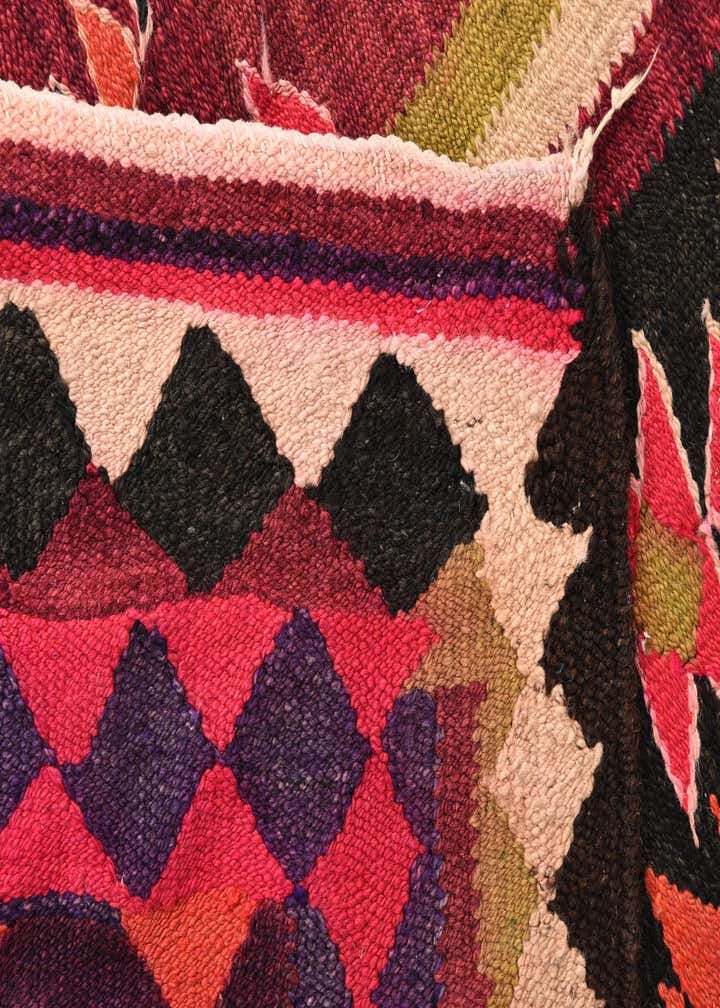 4' 7 x 7' 9 Hand Woven Kilim Fars Wool Rug