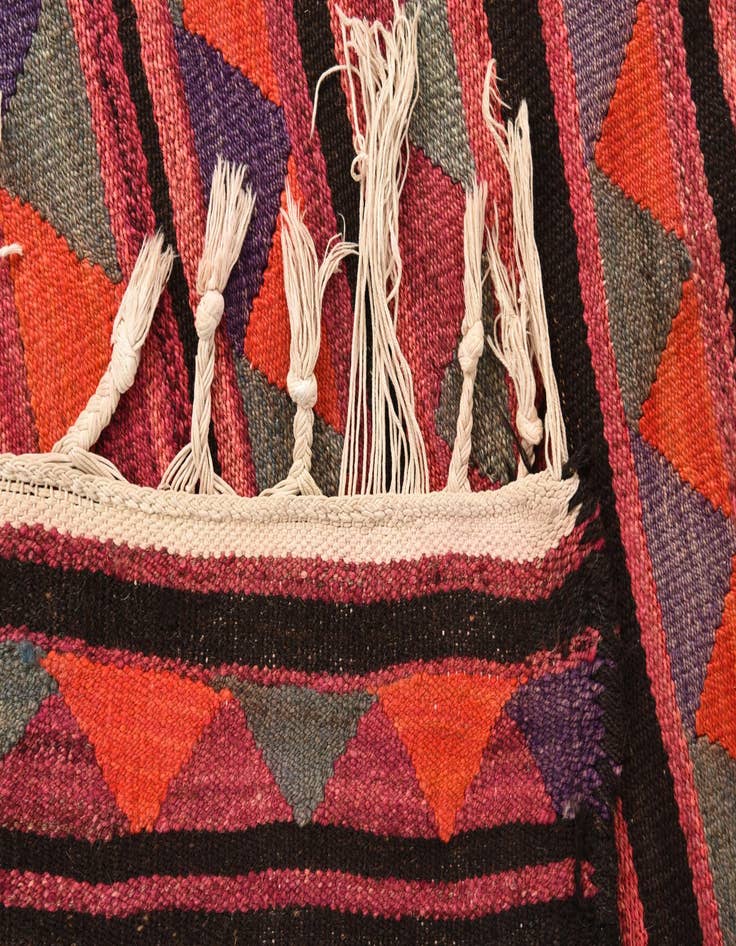 Detail image of 4' 9 x 7' 7  Hand Woven Kilim Fars Wool Rug
