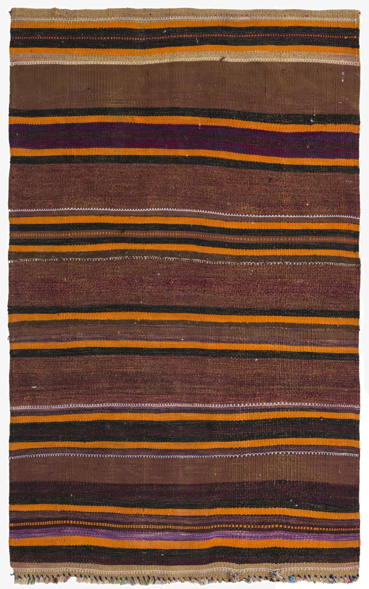 3' 5 x 5' 7  Hand Woven Kilim Fars Wool Rug