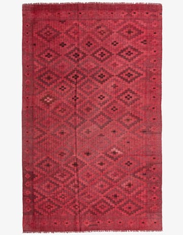 6' 1 x 9' 9 Hand Woven Kilim Fars Wool Rug