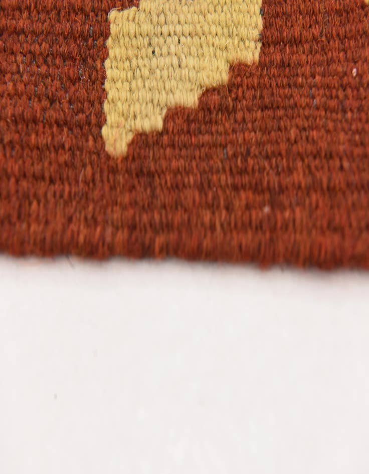 Detail image of 3' 4 x 6' 1  Hand Woven Kilim Maymana Wool Rug