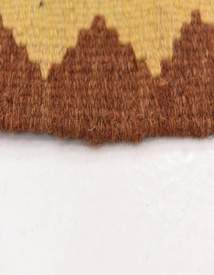 Detail image of 3' 8 x 5' 1  Hand Woven Kilim Maymana Wool Rug
