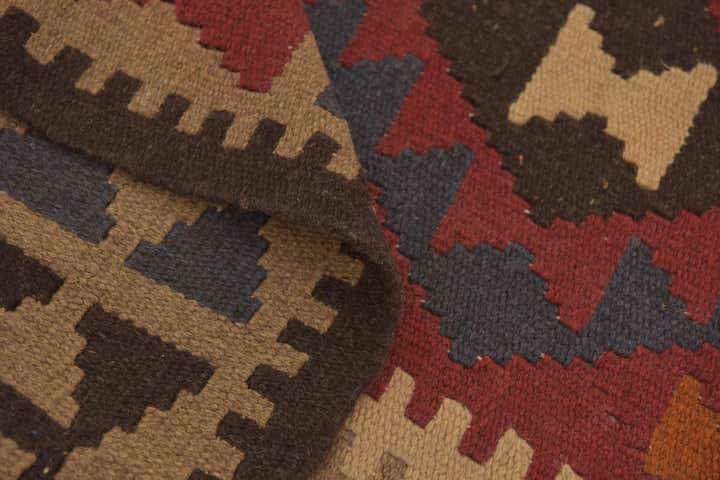 3' 4 x 6' 5 Hand Woven Kilim Maymana Wool Rug