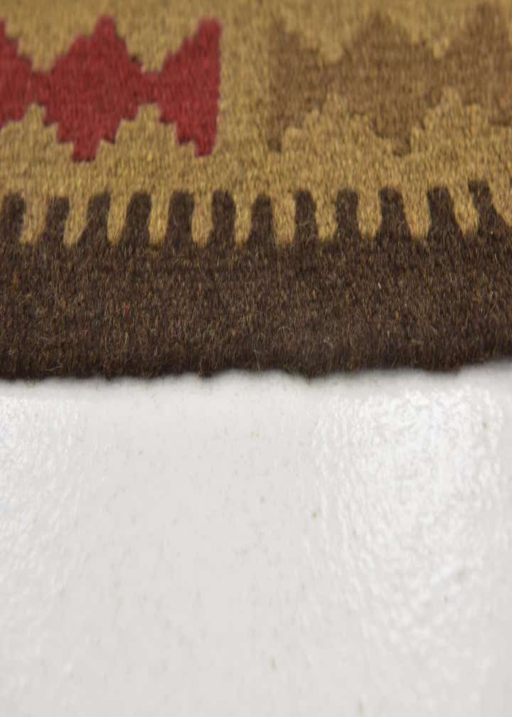 3' 4 x 6' 6 Hand Woven Kilim Maymana Wool Rug