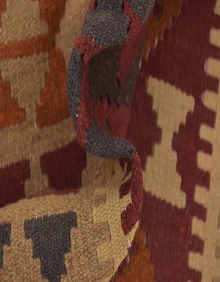 Detail image of 3' 5 x 6' 4  Hand Woven Kilim Maymana Wool Rug