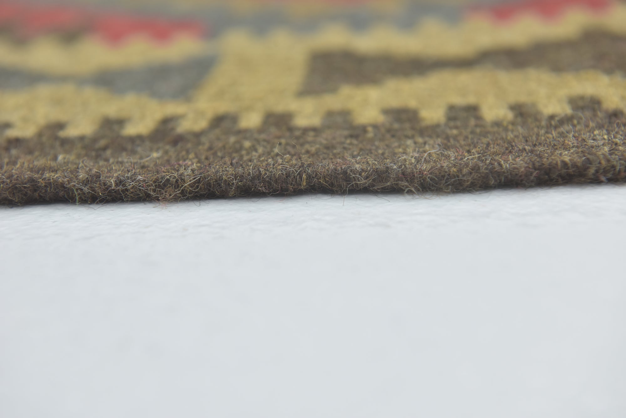 5' 3 x 8' 4 Hand Woven Kilim Maymana Wool Rug