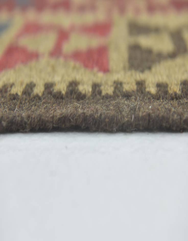 Detail image of 5' 4 x 8' 3  Hand Woven Kilim Maymana Wool Rug