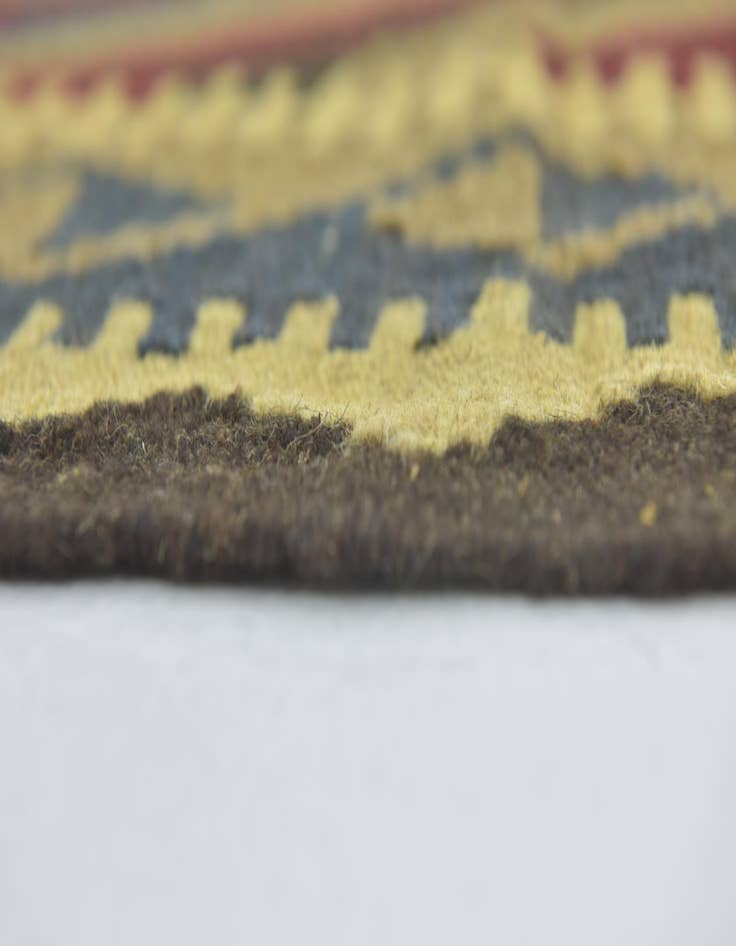 Detail image of 5' 4 x 8' 4  Hand Woven Kilim Maymana Wool Rug