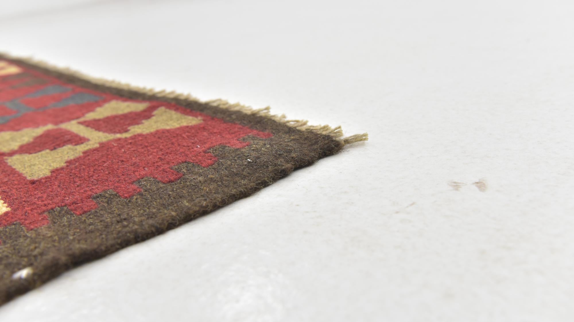150cm x 250cm Tejido a mano Kilim Maymana Alfombra Lana