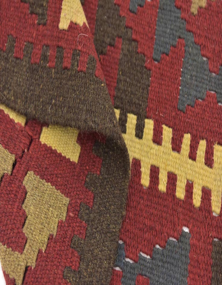 Detail image of 5' x 8' 2  Hand Woven Kilim Maymana Wool Rug