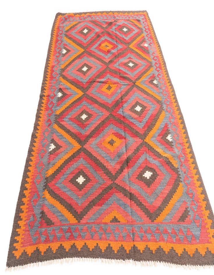 Detail image of 5' 3 x 7' 10  Hand Woven Kilim Maymana Wool Rug