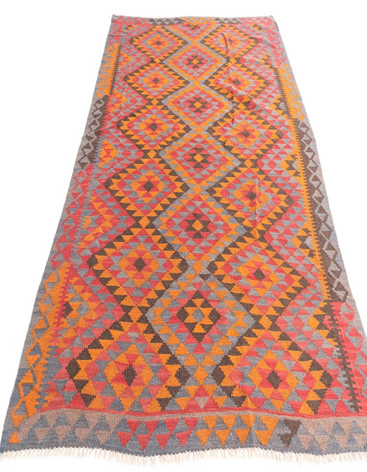 Detail image of 5' 7 x 8'  Hand Woven Kilim Maymana Wool Rug