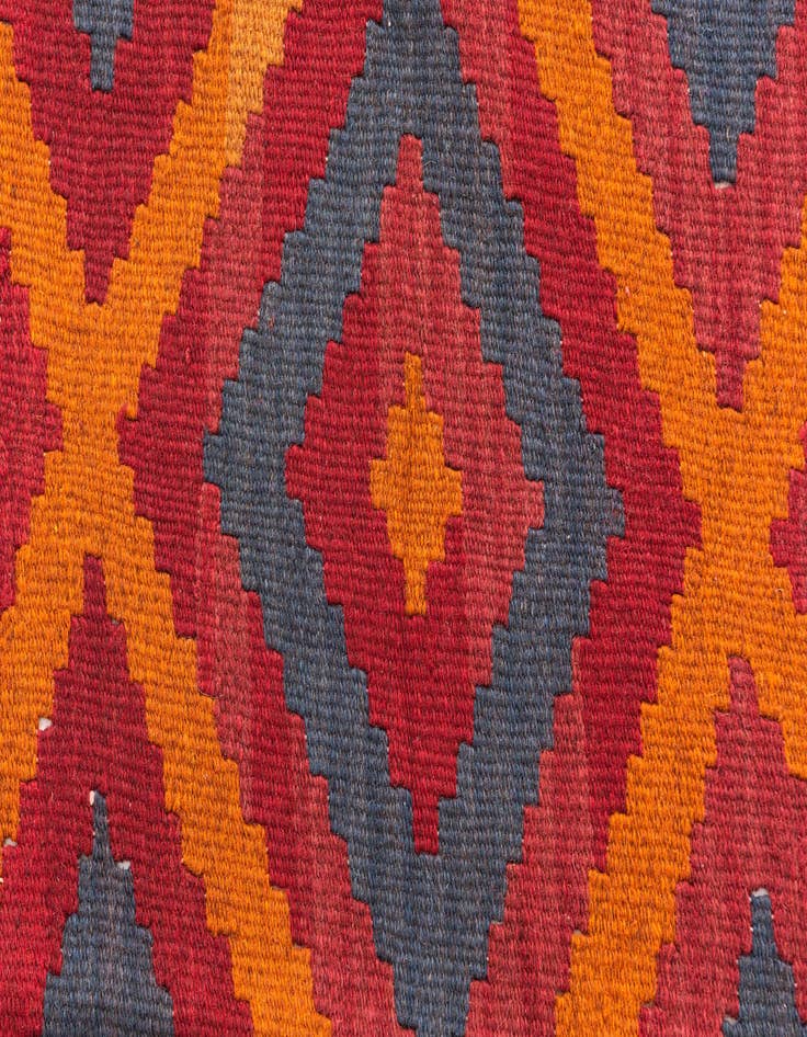 Detail image of 5' 3 x 8'  Hand Woven Kilim Maymana Wool Rug