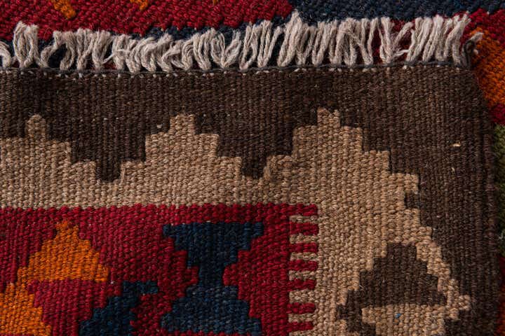 3' 4 x 6' 5 Hand Woven Kilim Maymana Wool Rug