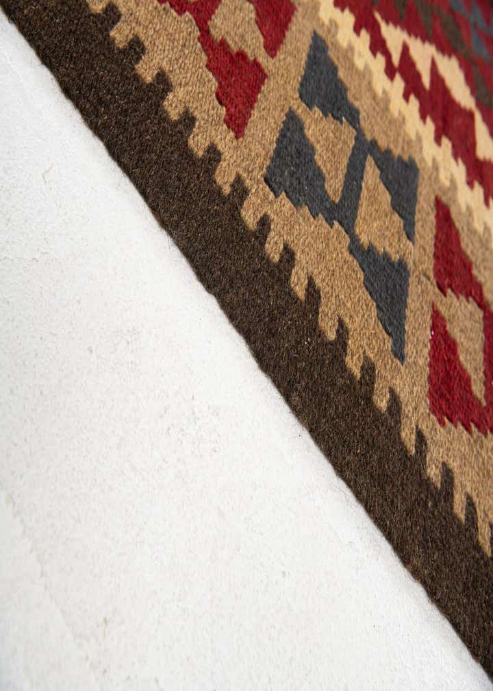5' 2 x 8' Hand Woven Kilim Maymana Wool Rug