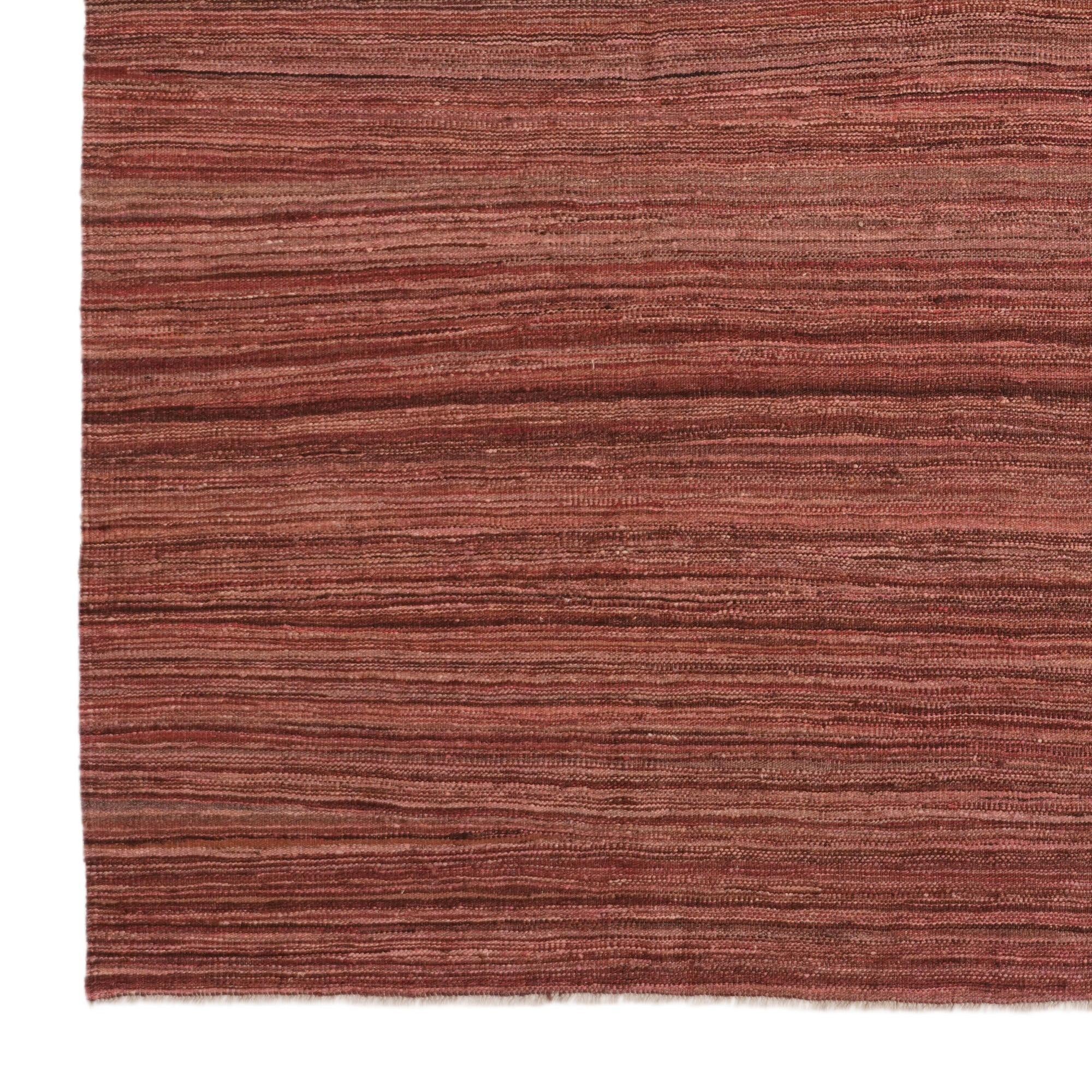 6' 9 x 9' 9 Hand Woven Kilim Modern Wool Rug