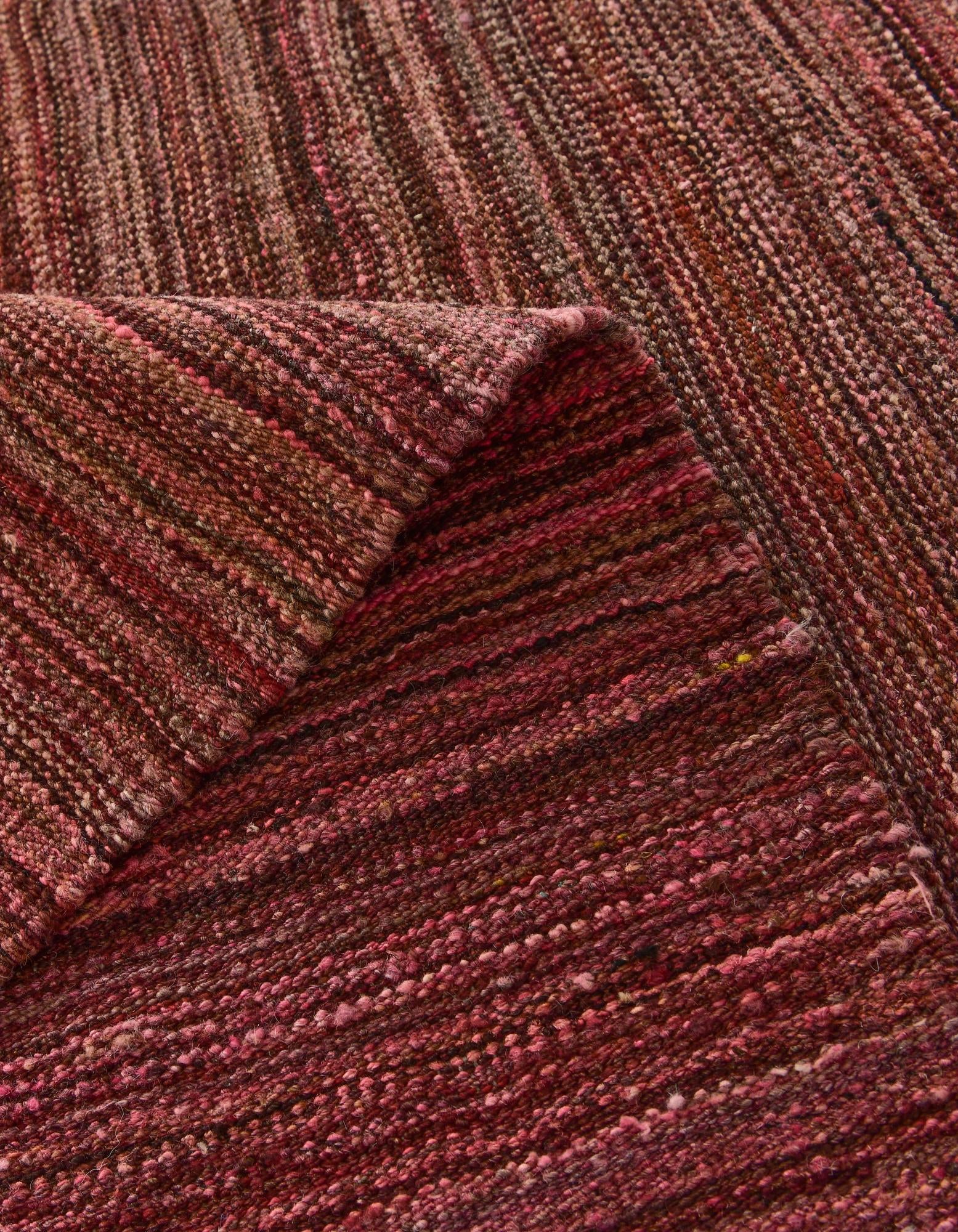 6' 9 x 9' 9 Hand Woven Kilim Modern Wool Rug