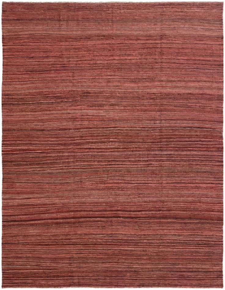 Detail image of 6' 9 x 9' 9 Hand Woven Kilim Modern Wool Rug