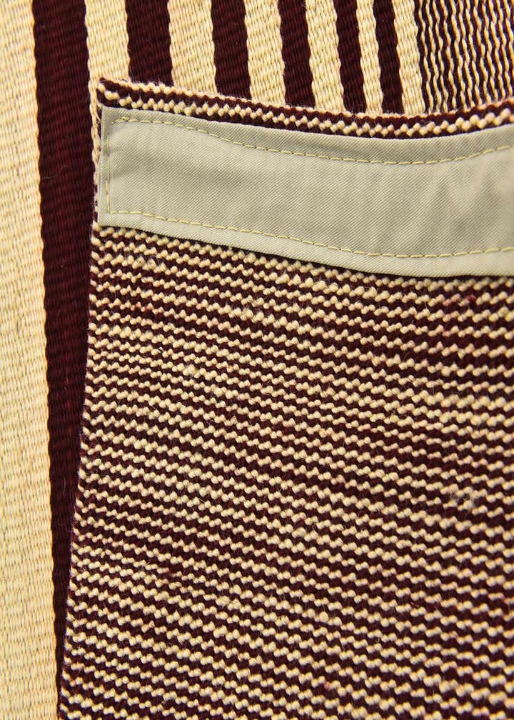 4' 3 x 5' 10 Hand Woven Kilim Modern Wool Rug
