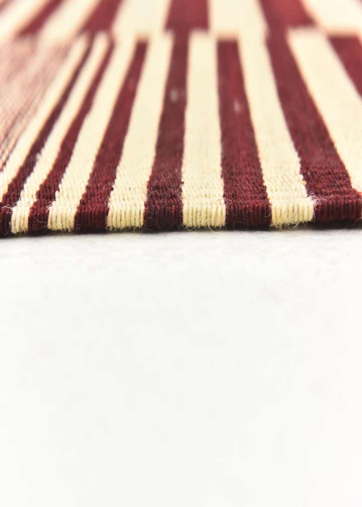 4' 3 x 5' 10 Hand Woven Kilim Modern Wool Rug