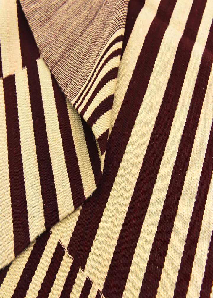 4' 3 x 5' 10 Hand Woven Kilim Modern Wool Rug