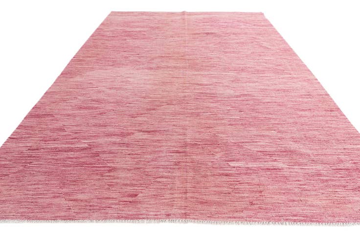 Detail image of 6' 9 x 9' 8 Hand Woven Kilim Modern Wool Rug