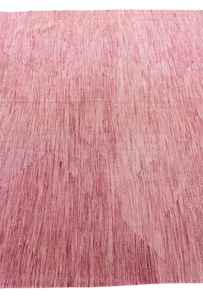 6' 9 x 9' 8 Hand Woven Kilim Modern Wool Rug
