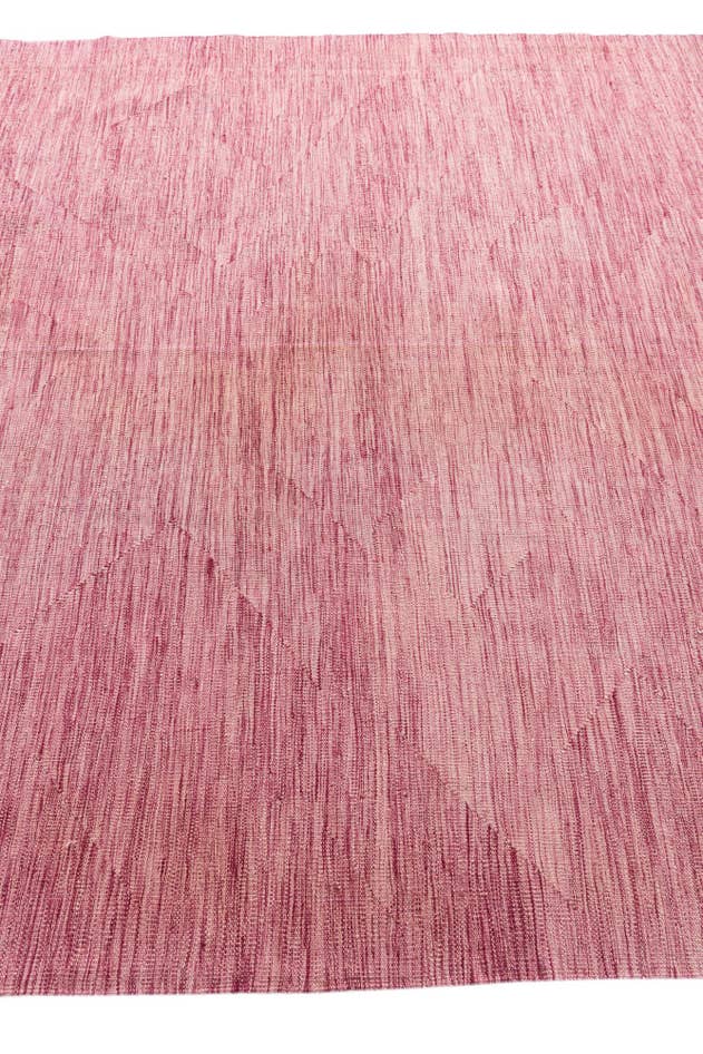 Detail image of 6' 9 x 9' 8 Hand Woven Kilim Modern Wool Rug