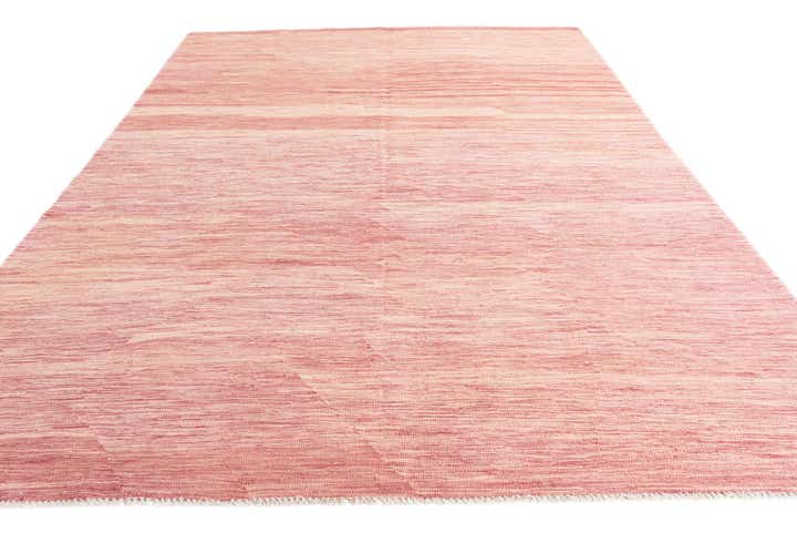 6' 8 x 9' 10 Hand Woven Kilim Modern Wool Rug
