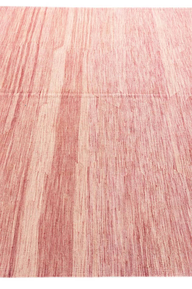 Detail image of 6' 8 x 9' 10 Hand Woven Kilim Modern Wool Rug