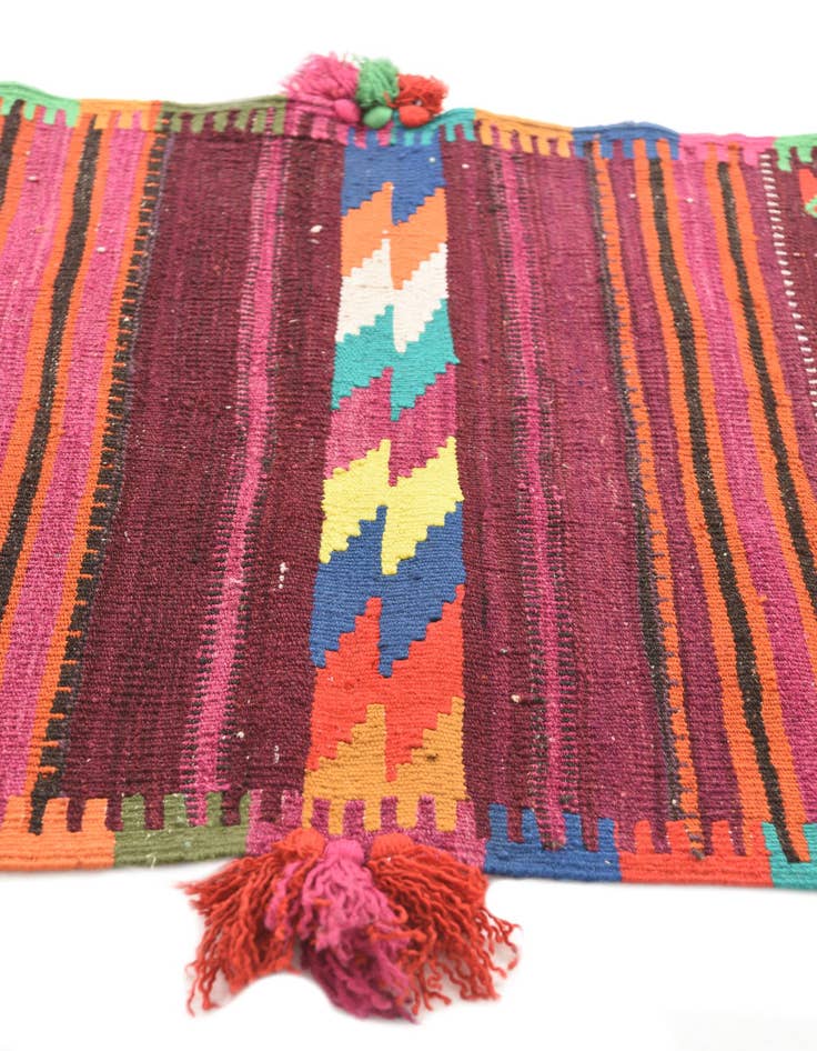 Detail image of 2' 9 x 3' 5  Hand Woven Kilim Modern Wool Rug