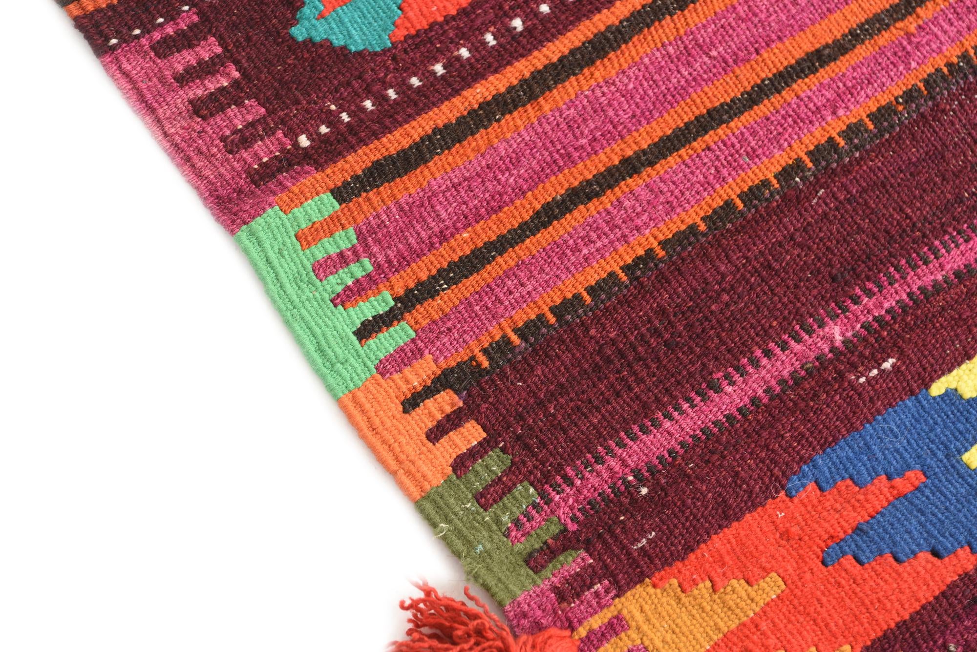 2' 9 x 3' 5 Hand Woven Kilim Modern Wool Rug