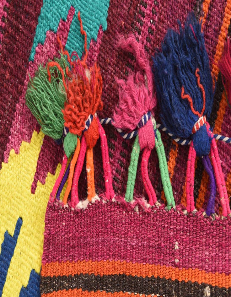 Detail image of 2' 9 x 3' 5  Hand Woven Kilim Modern Wool Rug