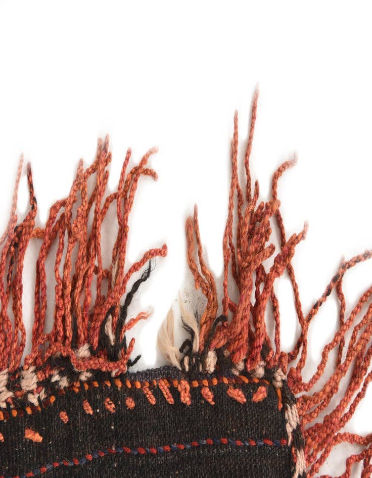 Detail image of 3' 1 x 4' 1  Hand Woven Kilim Modern Wool Rug